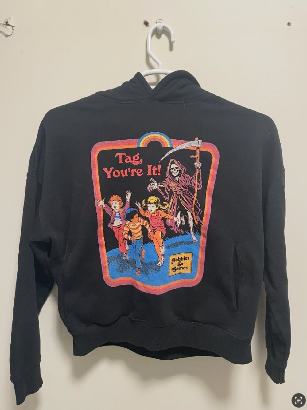 Tag, You're It! Hobbies & Games Funny Hoodie Men's M